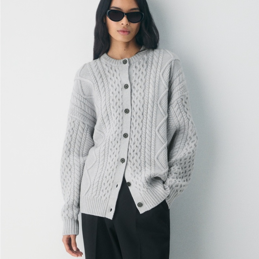 NWT Aritzia Heritage Knit Crew Cardigan